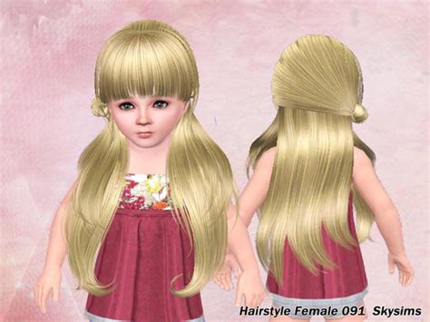 The Sims Resource Skysims Hair Toddler 091