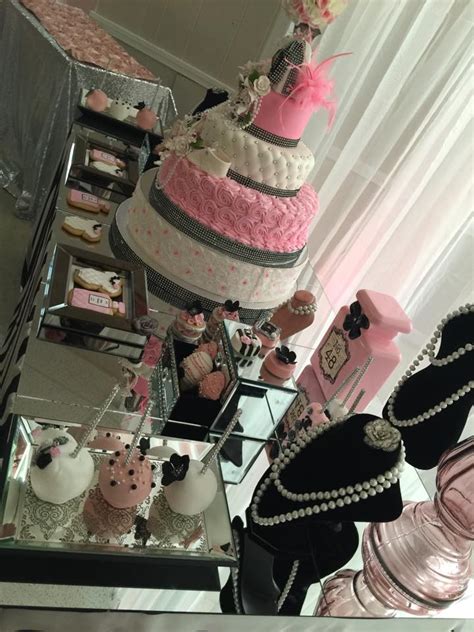 Modern Chic Chanel Baby Shower - Baby Shower Ideas 4U
