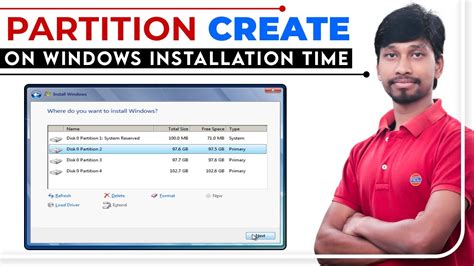 Hard Disk Drive Partition Create While Installing Windows 7810 Full