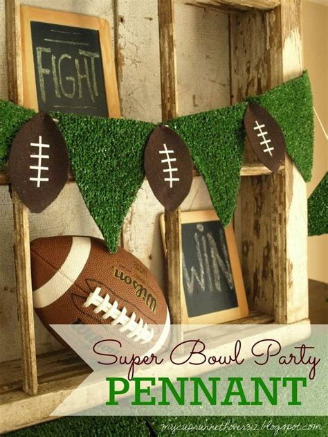 Super Bowl Party Diy Football Party Decor Mimis Dollhouse