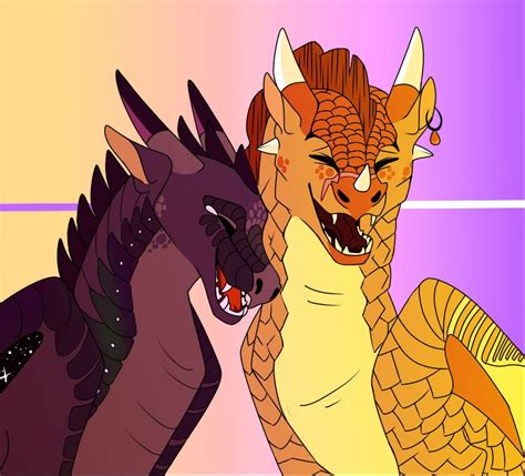 Wings Of Fire Qibli And Moonwatcher By Dimepaw On Deviantart Fire