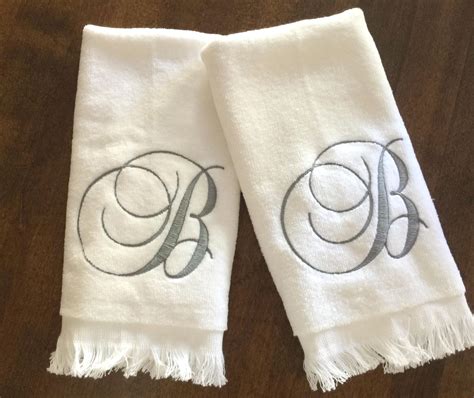 Towels And Washcloths Home And Garden Any Initial Monogram Towels