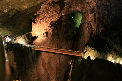 Bridge Inside Skocjan Caves Slovenia