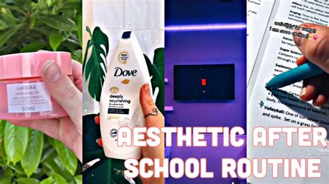 Aesthetic After School Routine Tiktok Compilation Youtube