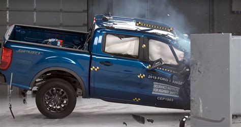 Watch Ford Ranger Crash Head On In Iihs Testing Hotcars