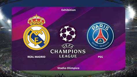 Real Madrid Vs Psg Champions League 20192020 Youtube