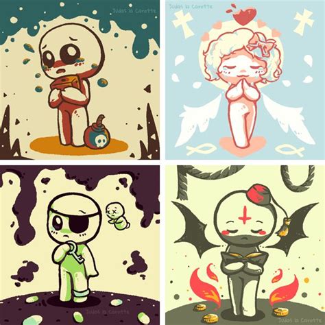 tboi the original four x color palettes by judas la carotte on deviantart the binding of isaac