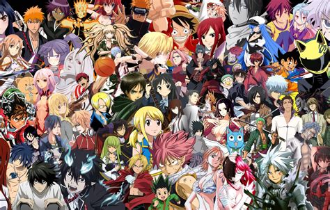 One Piece Naruto Fairy Tail Anime Wallpaper
