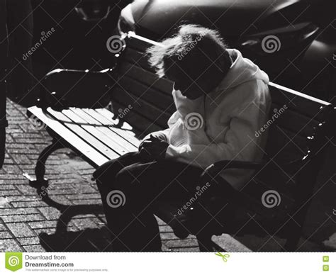 Lonely Editorial Stock Image Image Of Travel Monocrome 76849639