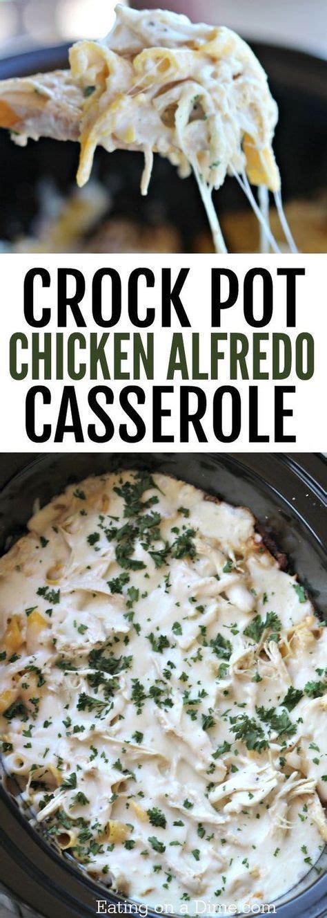 Crock Pot Chicken Alfredo Casserole Recipes Popular Food