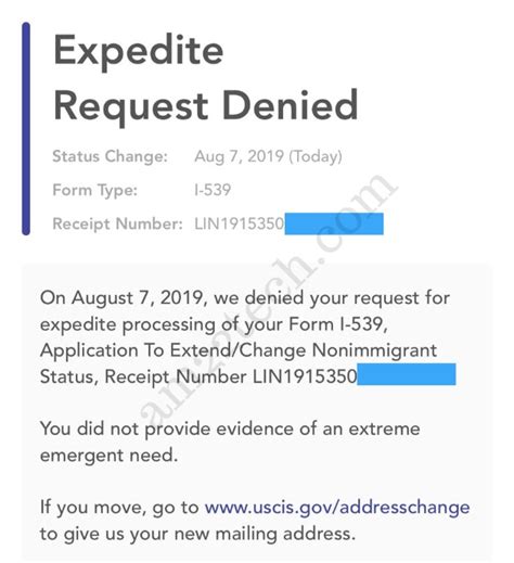 How to request expedited processing. USCIS Denying EAD Expedite Request - Did Not Provide ...
