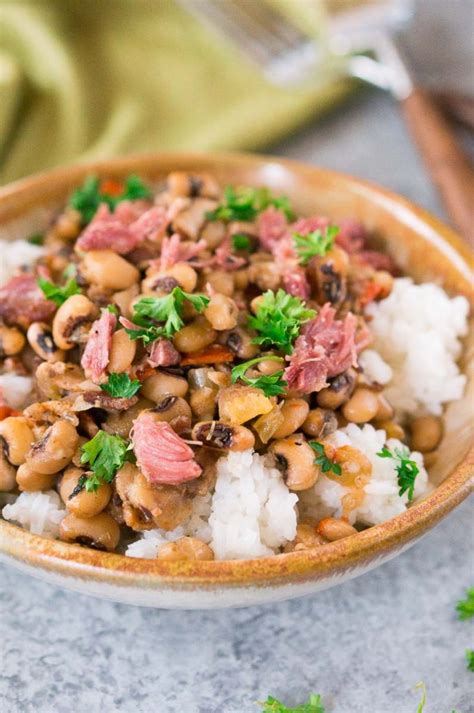 instant pot hoppin john black eyed peas and rice delicious meets healthy