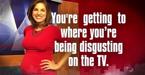 Pregnant Tv Anchor Responds To Viewer Who Called Her Disgusting