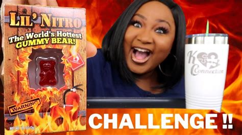 WORLD S HOTTEST GUMMY BEAR CHALLENGE LIL NITRO YouTube