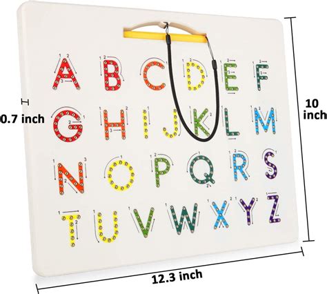 Buy Magnetic Alphabet Tracing Board For Kids Apfity Magnetic Letter