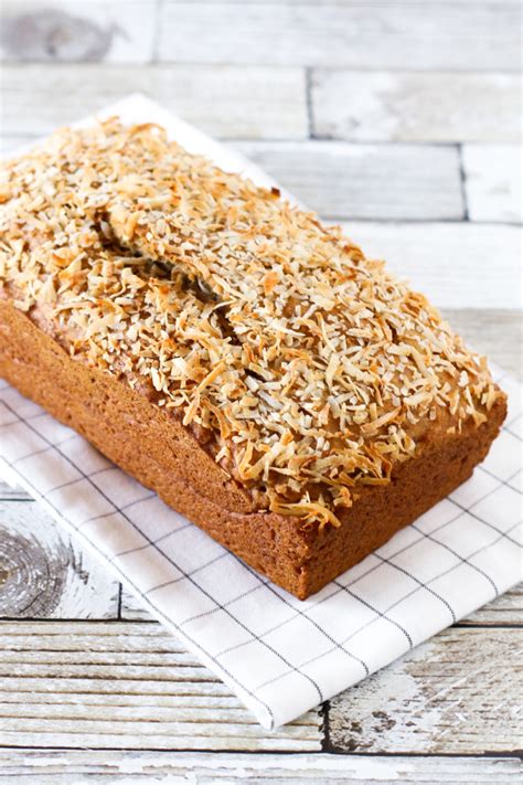 So i used my muffin recipe expanded and with different gluten free flour mixes. gluten free vegan coconut banana bread - Sarah Bakes ...
