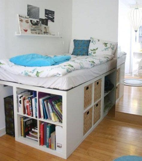 Kallax expedit ikea hack single bed 80 00 picclick uk. 75 Cool IKEA Kallax Shelf Hacks | ComfyDwelling.com ...