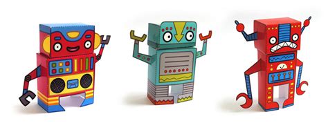 Robot Paper Toys By Creaturekebab On Deviantart