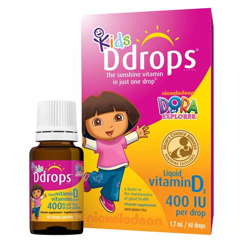 But are vitamins for kids really necessary? Kids Ddrops® Liquid Vitamin D3 Vitamin Supplement, 400 IU ...
