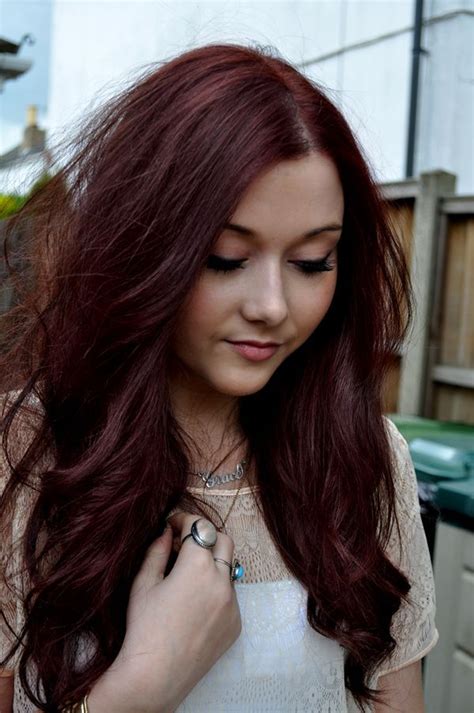 Dark Cherry Red Hair Might Do This Next Time And Maybe Add Some Copper Highlights Dark Cherry