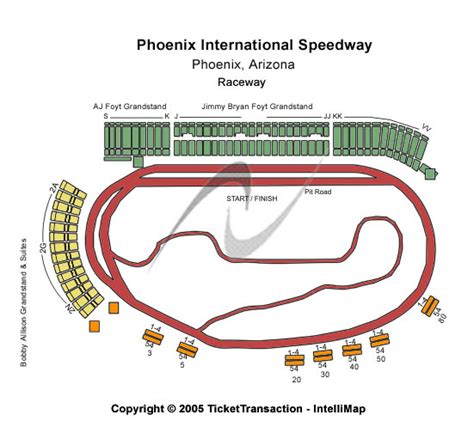 Phoenix Raceway Virtual Seating Chart
