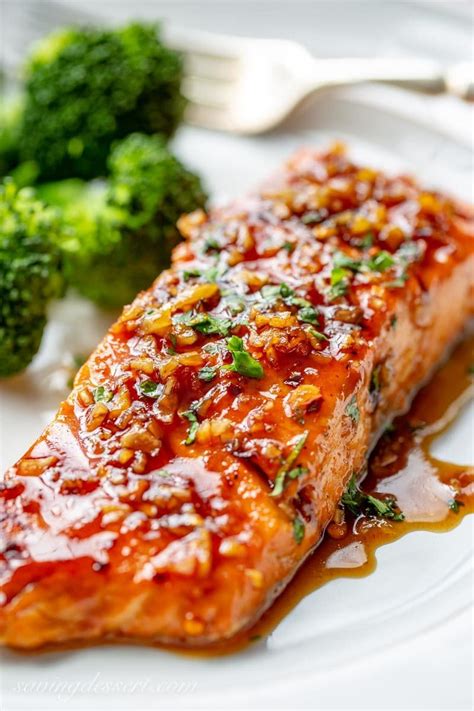 Spicy Honey Glazed Salmon Recipe Saving Room For Dessert