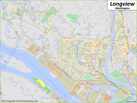 Longview Map Washington Us Discover Longview With Detailed Maps