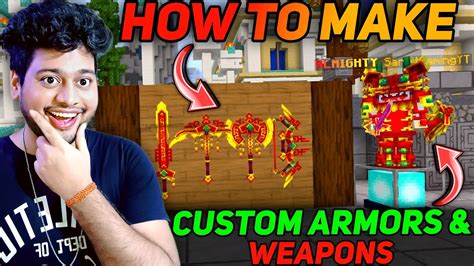 How To Add Custom Armor And Tools In Minecraft Server How To Use