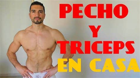 Rutina de ejercicios en casa para ganar masa muscular en semanas. Como Entrenar Pecho Y Triceps En Casa ( Sin Mancuernas ...
