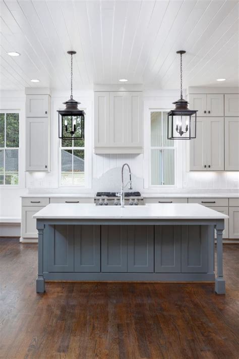 Grey farmhouse kitchen cabinet colors. Crisp Modern Farmhouse#crisp #farmhouse #modern in 2020 ...