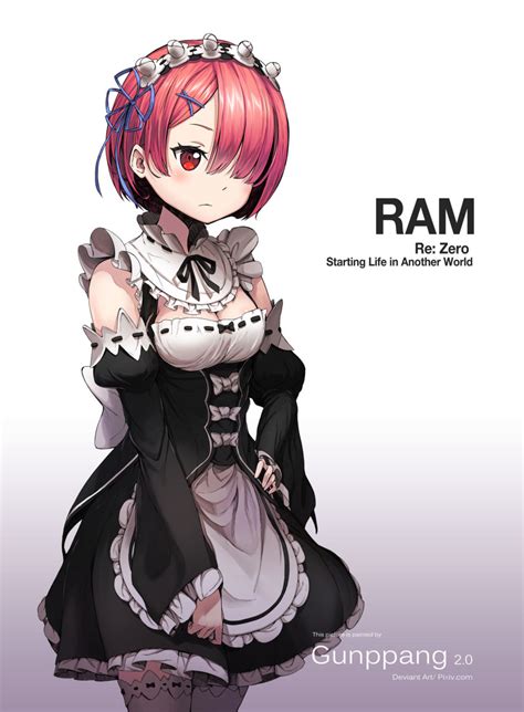 Ram Re Zero Re Zero Kara Hajimeru Isekai Seikatsu Absurdres Highres S Girl Apron