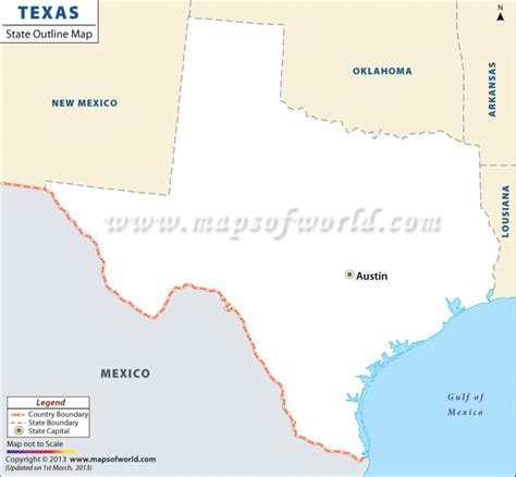 Map Of Texas And Surrounding States Printable Map
