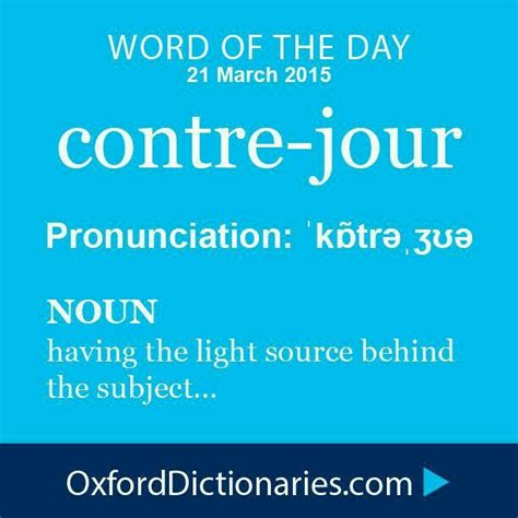 Contre Jour Teaching English Learn English Adjectives Nouns Idioms