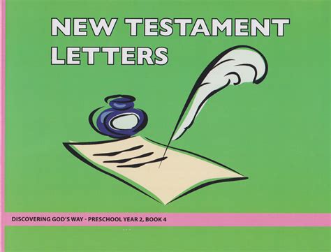 New Testament Letters Preschool 24 — One Stone Biblical Resources