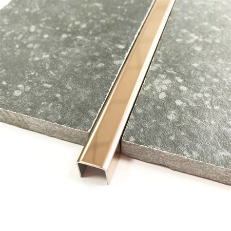 Stainless Steel Sus304 U Type Brushed Gold Corner Tile Trim China