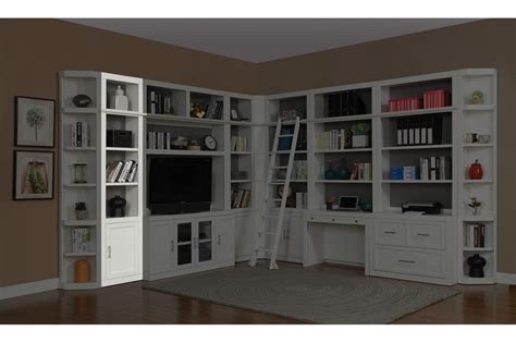 Beautiful plain & painted wooden library artcopi library bookcases and large bookcases are traditional hand made gorgeous pieces of french furniture. Catalina Library Wall Bookcase in White, 32 Inch | Mor ...