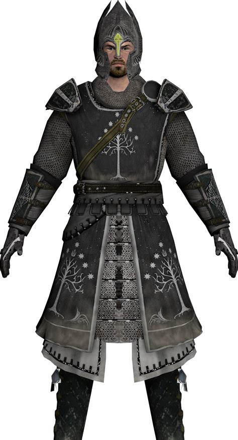 Black Gondorian Armour Image Legends Of Middle Earth 50 Mod For Age