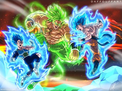 Broly wallpapers to download for free. daffduffart on Twitter: "So, this was done recently. Who's ...