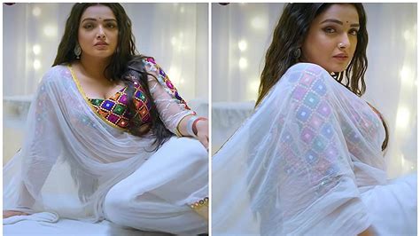 bhojpuri actress amrapali dubey shared a video dancing on singer arvind akela kallu song latest