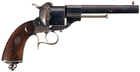 Lefaucheux Model 1854 Single Action Pinfire Revolver Rock Island Auction