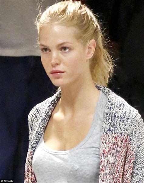 No Airbrush Needed Here Erin Heatherton Lets Her True Beauty Shine As