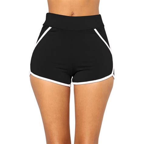 2020 2020 Sexy Solid Women Running Shorts Push Up Short Leggings For Fitness High Waist Gym