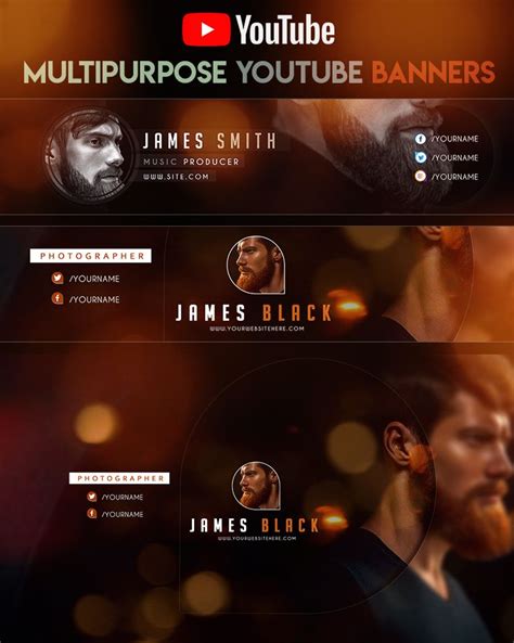 8 Creative Multipurpose Youtube Banners Artofit