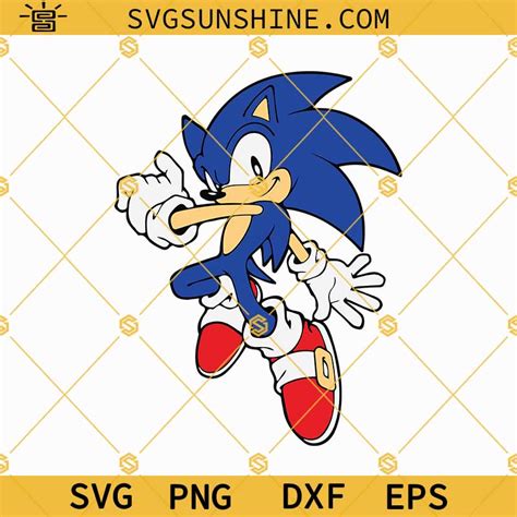 Sonic The Hedgehog Svg File Sonic Svg For Cricut Silhouette Hedgehog