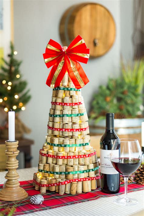 Diy Wine Cork Christmas Tree Kendall Jackson