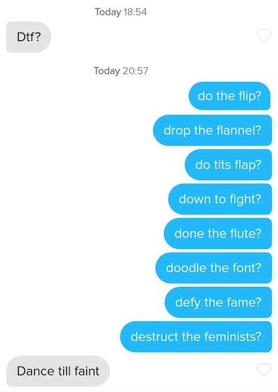 So instead of focusing on how to start a conversation, focus on connecting with different people online, and keep the conversation going to get from the online stage. 10 Weird Ways To Start A Tinder Conversation From Reddit - Dude Hack