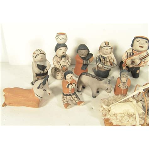 Cochiti Nativity Set Helen Cordero