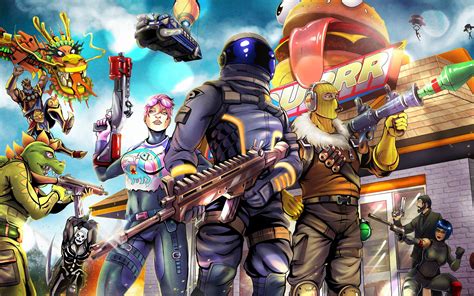 Download Wallpaper 1920x1200 2018 Video Game Fortnite Art 1610