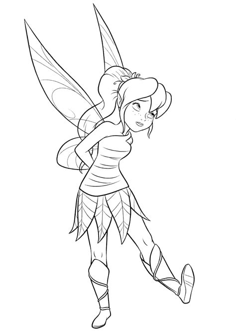 Fairy Coloring Sheets Disney Coloring Pages