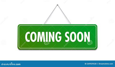 Coming Soon Sign Opening Announce Banner New Arrival Promo Vector